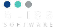 Logo Bliss Software białe